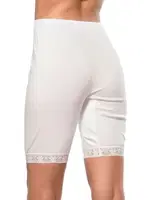 10lu Paket Pamuklu Dantelli Ribana Esnek Yumuşak Paçalı Alt Içlik Don Külot Özkan 0114 Beyaz görsel 12