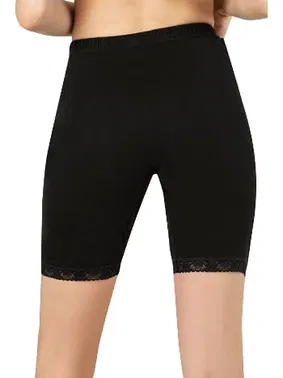 Özkan 10lu Paket Pamuklu Dantelli Ribana Esnek Yumuşak Paçalı Alt Içlik Don Külot Özkan 0114 - Alternatif Görünüm