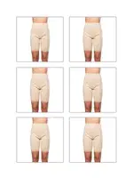 10lu Paket Pamuklu Dantelli Ribana Esnek Yumuşak Paçalı Alt Içlik Don Külot Özkan 0114 Ten görsel 5