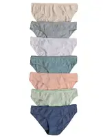 7li Paket Kadın Fitilli Ribana Pamuklu Esnek Rahat Slip Bikini Külot Özkan 26798 