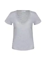 Açık V Yaka Gri Erkek T-shirt Darkzone DZN8713 görsel 10