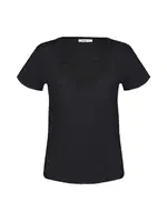 Açık V Yaka Siyah Erkek T-shirt Darkzone DZN8711 görsel 8