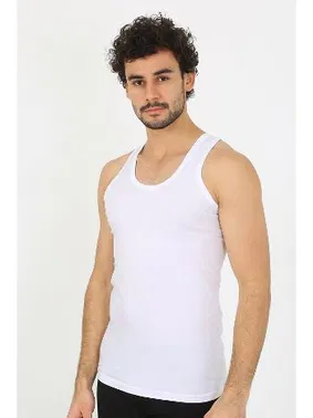 Akbeniz Kalın Askılı Ribana Erkek Atlet Akbeniz 6502