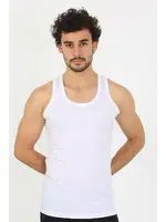 Kalın Askılı Ribana Erkek Atlet Akbeniz 6502 Beyaz farklı açı