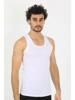 Kalın Askılı Ribana Erkek Atlet Akbeniz 6502 Beyaz görsel 4