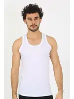 Kalın Askılı Ribana Erkek Atlet Akbeniz 6502 Beyaz görsel 5