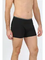 Büyük Beden Pamuk Likralı Erkek Boxer Siyah Akbeniz 40134 Siyah