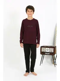 Akbeniz Uzun Kollu Erkek Çocuk Penye Pijama Takım Akbeniz 20437