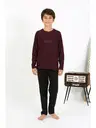 Uzun Kollu Erkek Çocuk Penye Pijama Takım Akbeniz 20437