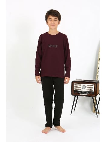 Uzun Kollu Erkek Çocuk Penye Pijama Takım Akbeniz 20437