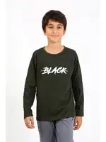 Uzun Kollu Pamuklu Erkek Çocuk Pijama Takım Akbeniz 20437 farklı açı