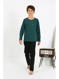 Akbeniz Erkek Çocuk Uzun Kollu Penye Pijama Takım Akbeniz 20437