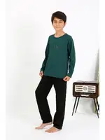 Erkek Çocuk Uzun Kollu Penye Pijama Takım Akbeniz 20437 detay görünüm