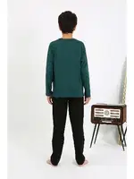 Erkek Çocuk Uzun Kollu Penye Pijama Takım Akbeniz 20437 görsel 4