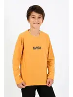 Nasa Uzun Kollu Penye Erkek Çocuk Pijama Takım Akbeniz 20438 detay görünüm