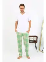 Ekoseli Desen Penye Erkek Tek Alt Pijama Akbeniz 27540 detay görünüm