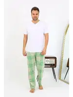 Ekoseli Desen Penye Erkek Tek Alt Pijama Akbeniz 27540 farklı açı