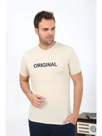 Akbeniz Kısa Kollu Yuvarlak Yaka Penye Erkek Pijama Takımı Akbeniz 6867