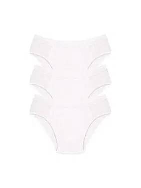 Akbeniz Beyaz 3Lü Pamuk Erkek Slip Akbeniz 40129