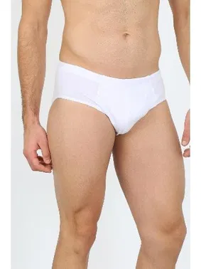 Akbeniz Beyaz 3Lü Pamuk Erkek Slip Akbeniz 40129 - Alternatif Görünüm