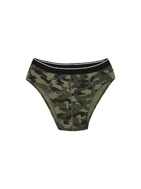 Akbeniz Kamuflaj Desenli Erkek Slip Külot Pamuk Likralı Haki Akbeniz 40131 - Alternatif Görünüm