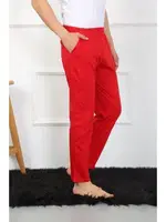 Pamuk Kırmızı Tek Alt Akbeniz Erkek Pijama 27495 detay görünüm