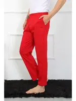 Pamuk Kırmızı Tek Alt Akbeniz Erkek Pijama 27495 farklı açı