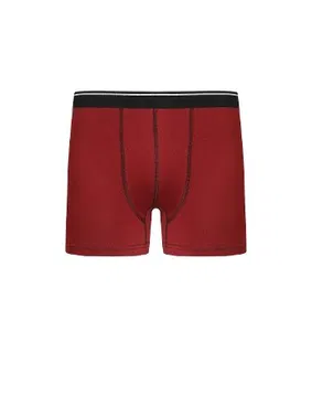 Akbeniz Erkek Pamuklu Bordo Boxer Külot Akbeniz 40133 - Alternatif Görünüm