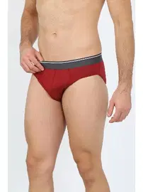 Akbeniz Pamuk Likralı Slip Akbeniz Erkek Külot Bordo 40132