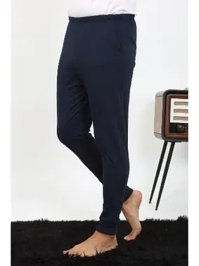 Akbeniz Pamuklu Cepli Tek Alt Erkek Pijama Lacivert Akbeniz 27551 - Alternatif Görünüm