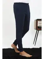 Pamuklu Cepli Tek Alt Erkek Pijama Lacivert Akbeniz 27551 Lacivert farklı açı