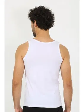 Akbeniz Erkek Penye Beyaz Atlet Akbeniz 6566 - Alternatif Görünüm