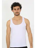 Erkek Penye Beyaz Atlet Akbeniz 6566 Beyaz farklı açı