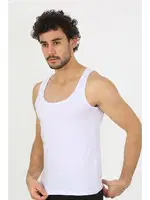 Erkek Penye Beyaz Atlet Akbeniz 6566 Beyaz görsel 5