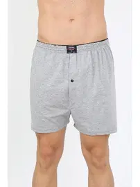 Akbeniz Penye Boxer Gri Akbeniz 40091
