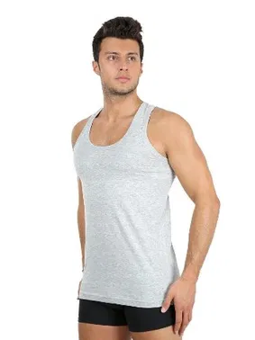 Akbeniz Sporcu Penye Gri Erkek Atlet Akbeniz 6566 - Alternatif Görünüm