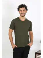 Erkek Penye Haki 3'lü Pijama Takımı Akbeniz 6848 Haki görsel 7