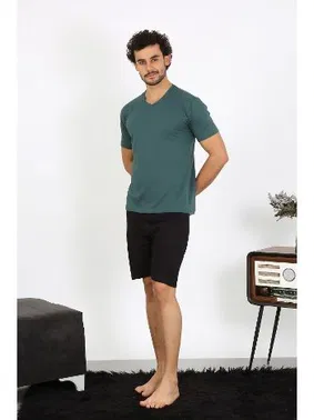 Akbeniz Penye Petrol Rengi 3'lü Pijama Takımı Akbeniz 6848 - Alternatif Görünüm