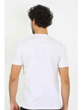Akbeniz Sıfır Yaka Beyaz Penye Erkek Fanila Atlet Akbeniz 6567 - Alternatif Görünüm