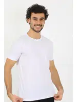 Sıfır Yaka Beyaz Penye Erkek Fanila Atlet Akbeniz 6567 Beyaz görsel 5