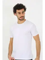 Sıfır Yaka Beyaz Penye Erkek Fanila Atlet Akbeniz 6567 Beyaz görsel 6