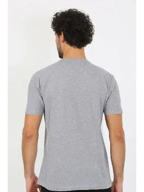 Akbeniz Gri Sıfır Yaka Kısa Kollu Penye Erkek Atlet Fanila Akbeniz 6567 - Alternatif Görünüm