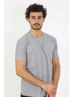 Gri Sıfır Yaka Kısa Kollu Penye Erkek Atlet Fanila Akbeniz 6567 Gri farklı açı