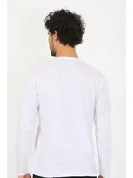 Pamuklu Sıfır Yaka Uzun Kollu Beyaz Erkek Fanila Akbeniz 6590 Beyaz detay görünüm