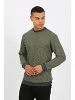 Uzun Kollu Manşetli Paça Penye Erkek Pijama Takımı Akbeniz 6870 Haki görsel 4