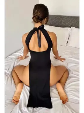 Akbeniz Yanları Açık Boğazlı Fantezi Kadın Gecelik Akbeniz K1006 - Alternatif Görünüm