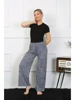 Bol Paça Kadın Penye Alt Üst Takım Akbeniz 5504 Lacivert