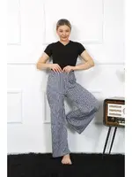 Bol Paça Kadın Penye Alt Üst Takım Akbeniz 5504 Lacivert farklı açı