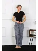 Bol Paça Kadın Penye Alt Üst Takım Akbeniz 5504 Lacivert görsel 5