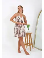 Büyük Beden İp Askılı Kısa Kadın Gecelik Akbeniz 98512 Kahve farklı açı